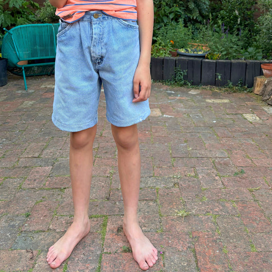Vintage Snoopy Denim Shorts