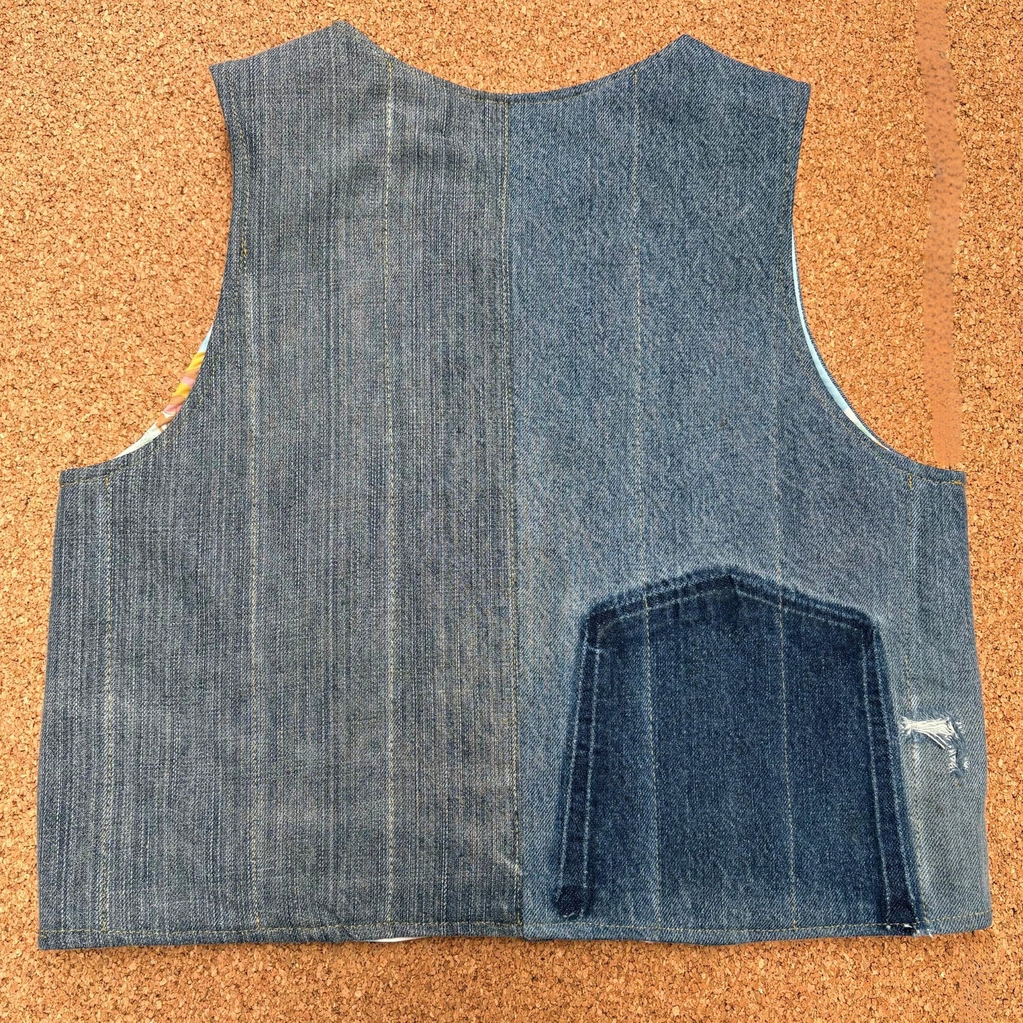ET Print Quilted Reversible Waistcoat