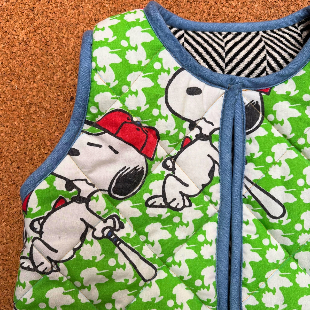 Cosy Quilted Snoopy Gilet