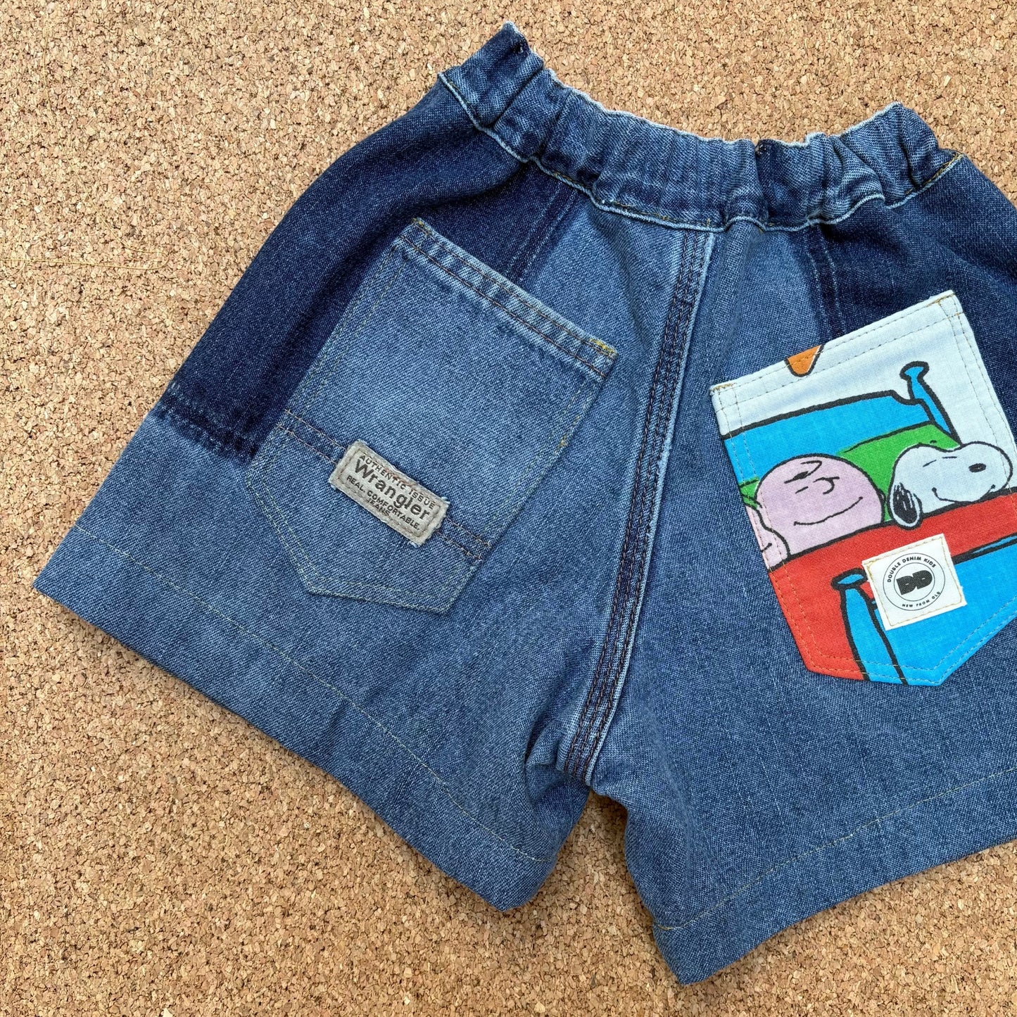 Vintage Snoopy Denim Shorts