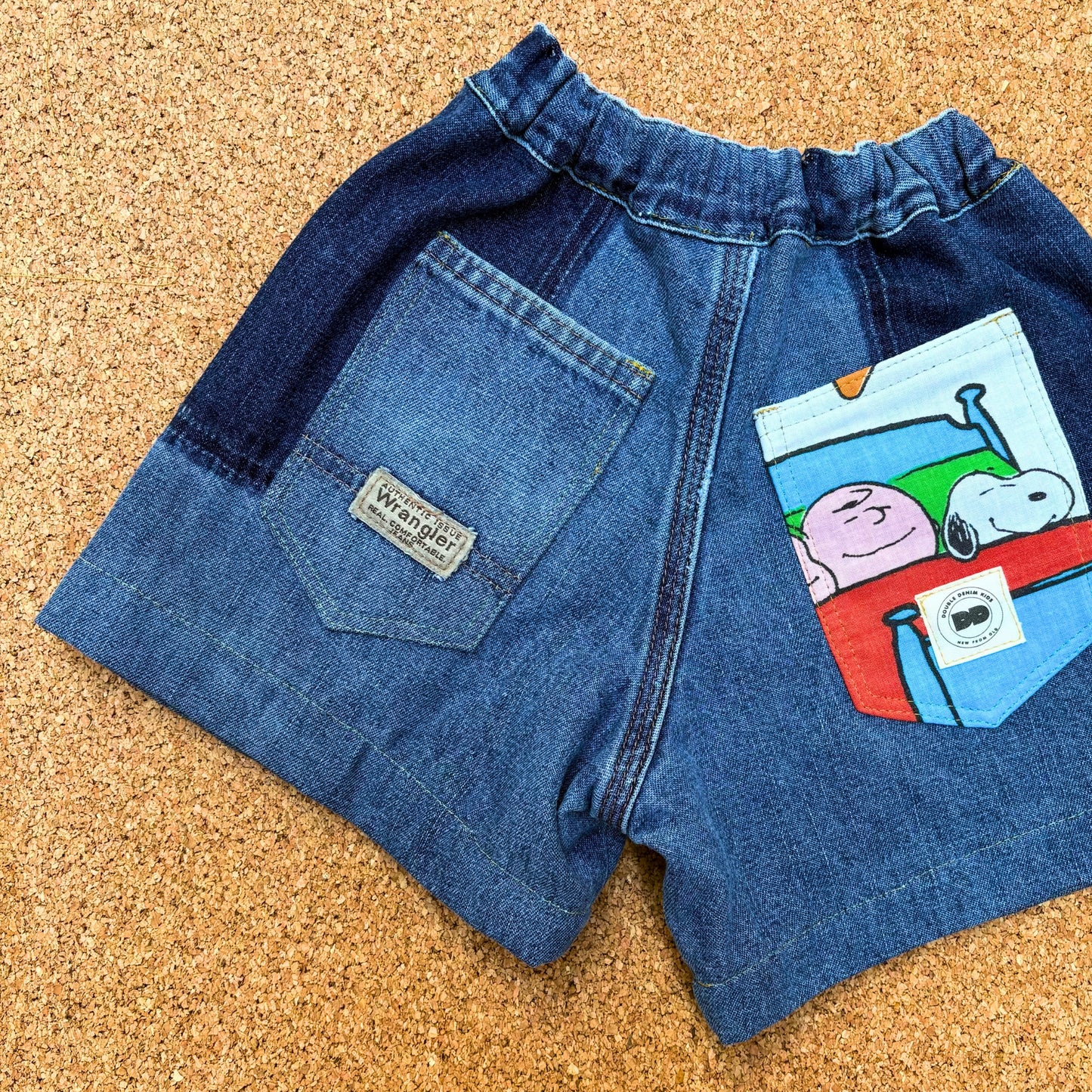 Vintage Snoopy Denim Shorts
