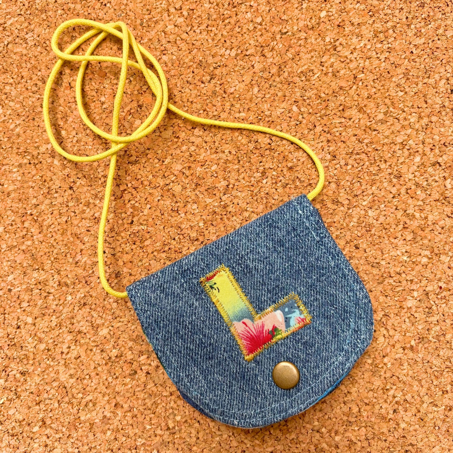 Personalised Denim Purse