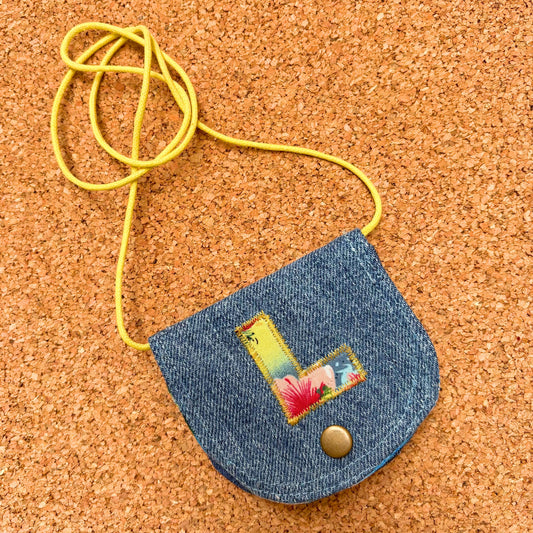 Personalised Denim Purse