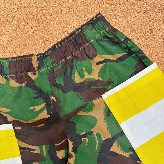 Camo Wide Leg Trousers