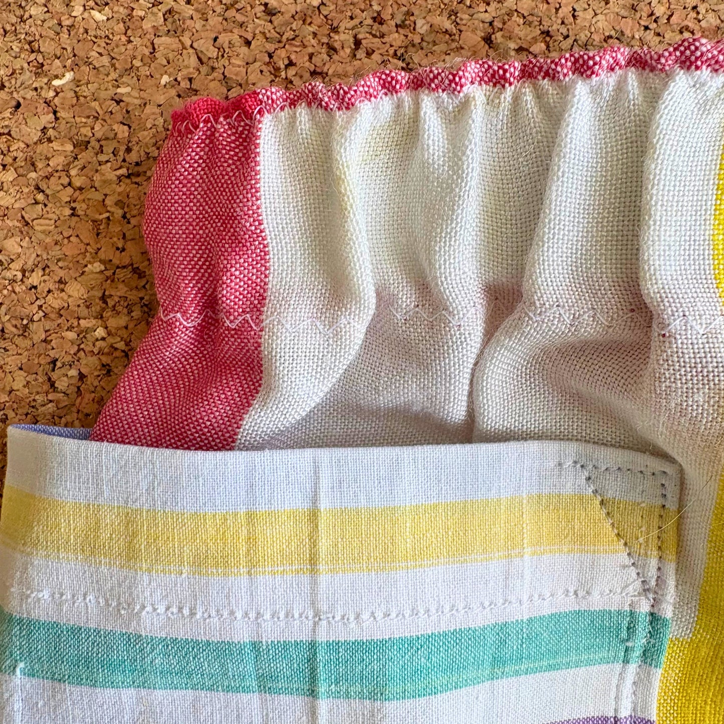 Large Bright Check Patch Pocket Shorts