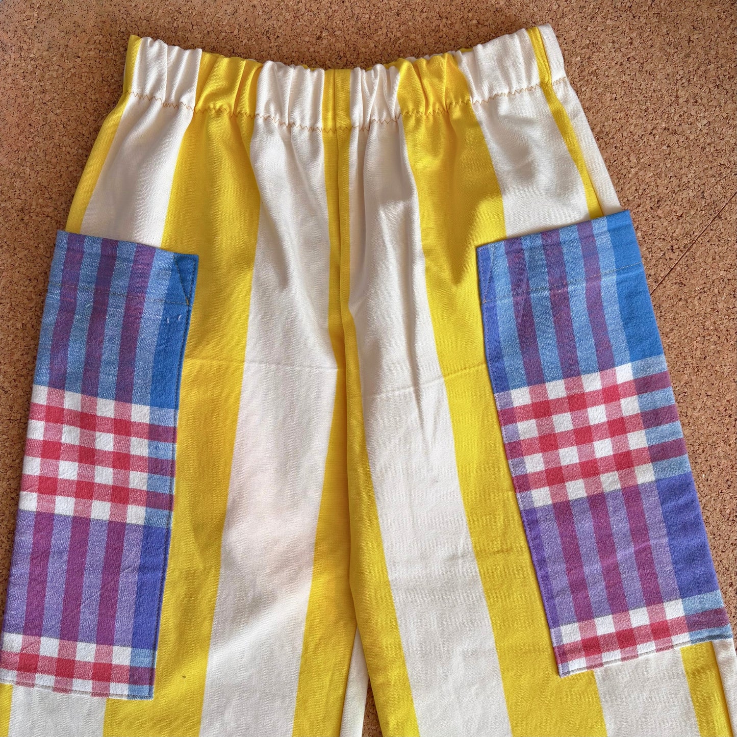 Yellow Spot Wide Leg Trousers