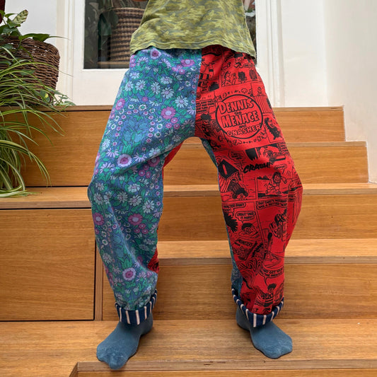 Cosy Turn-Up Trousers - Age 9-10