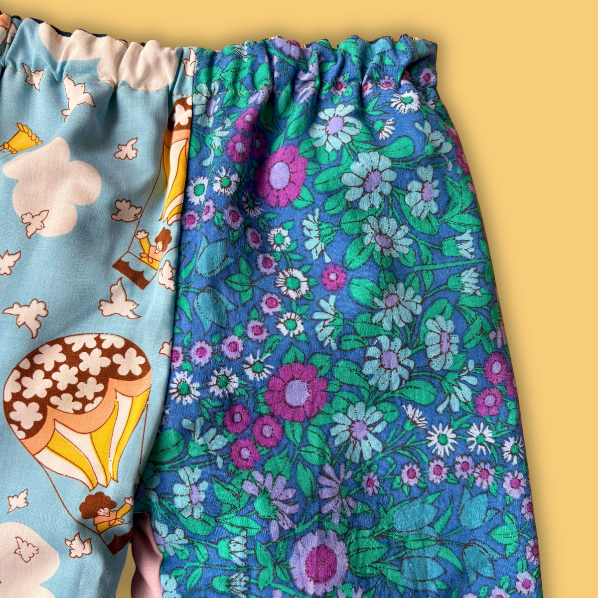 Cosy Turn-Up Trousers - Age 5-6 Balloon Print