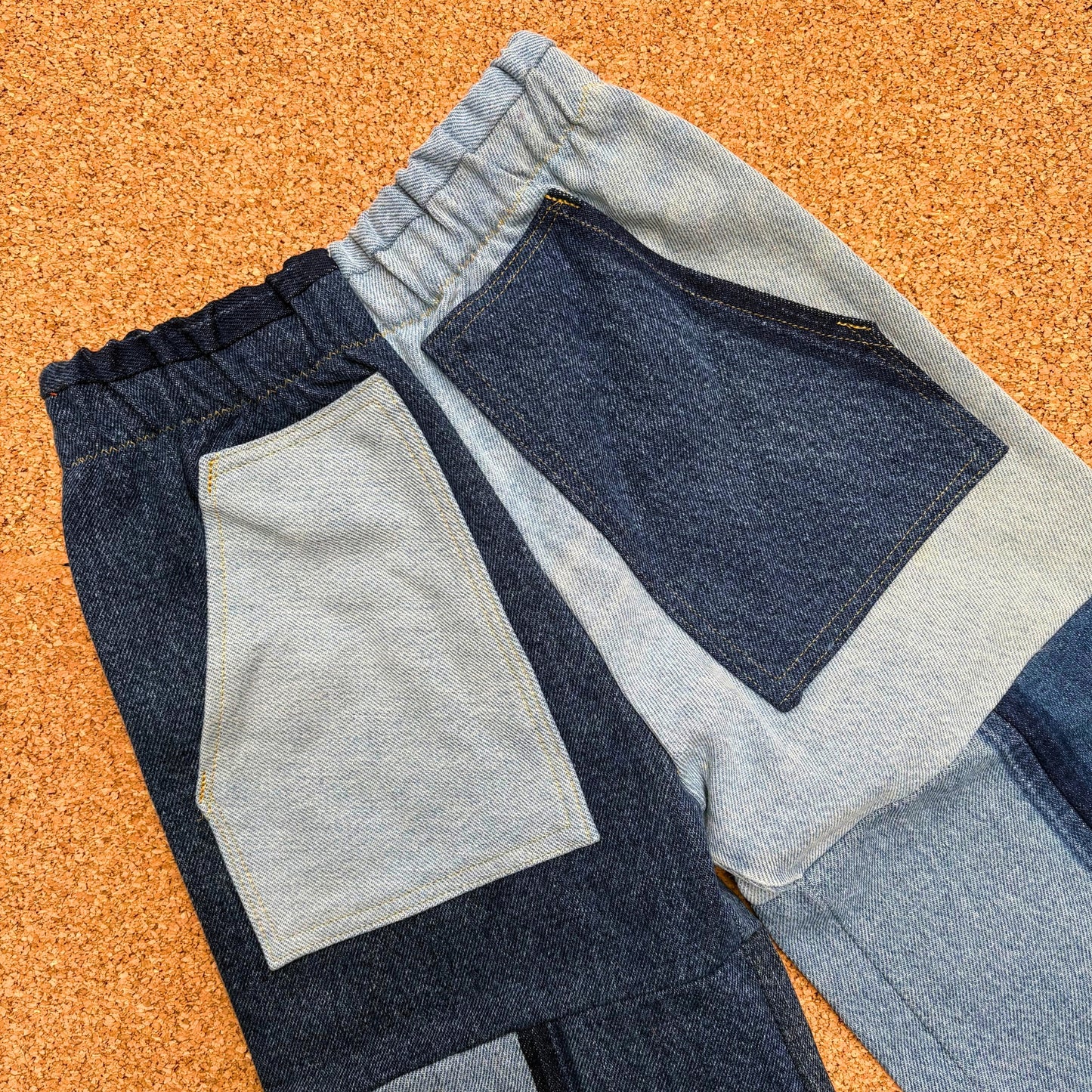 Recycled Checker Jeans