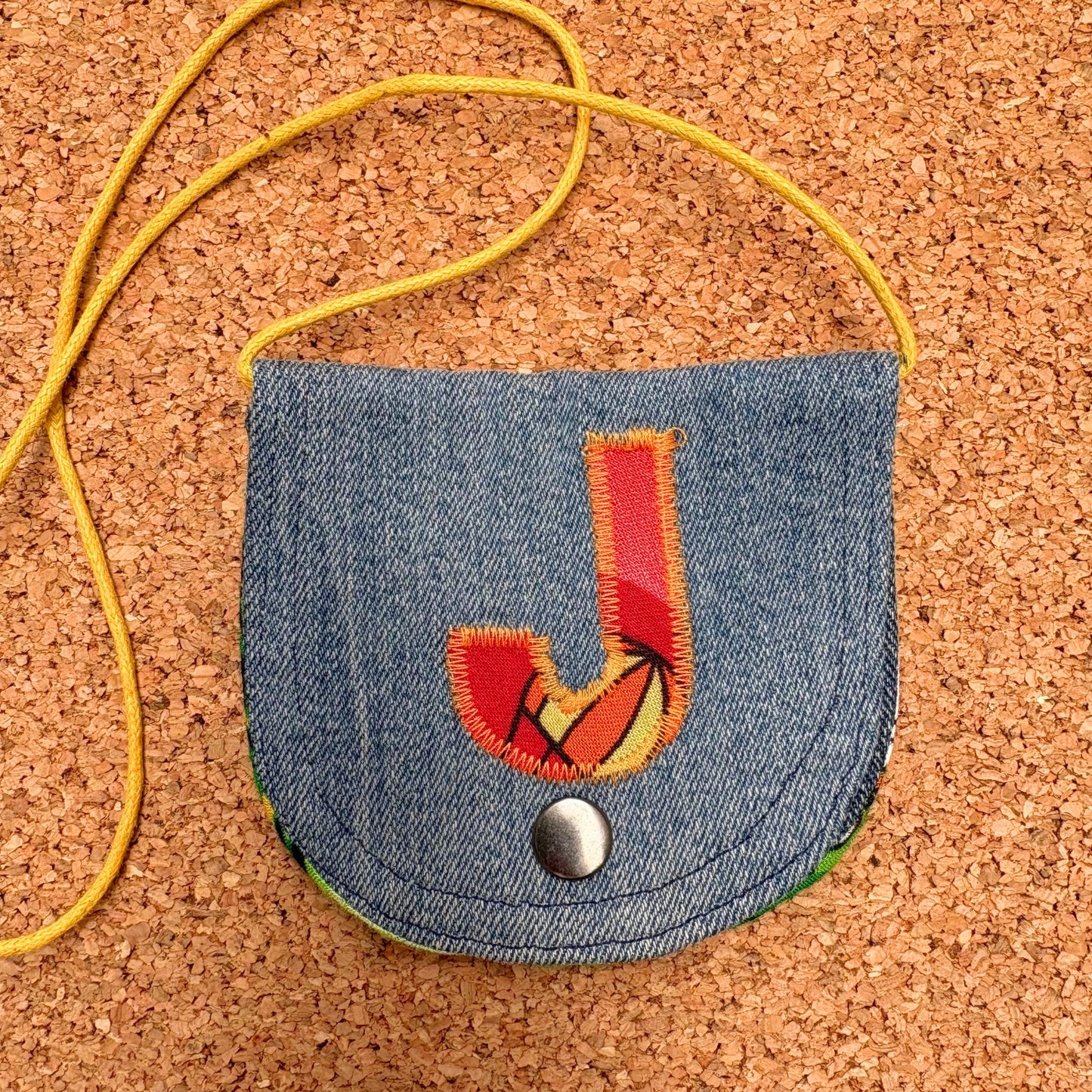 Personalised Denim Purse