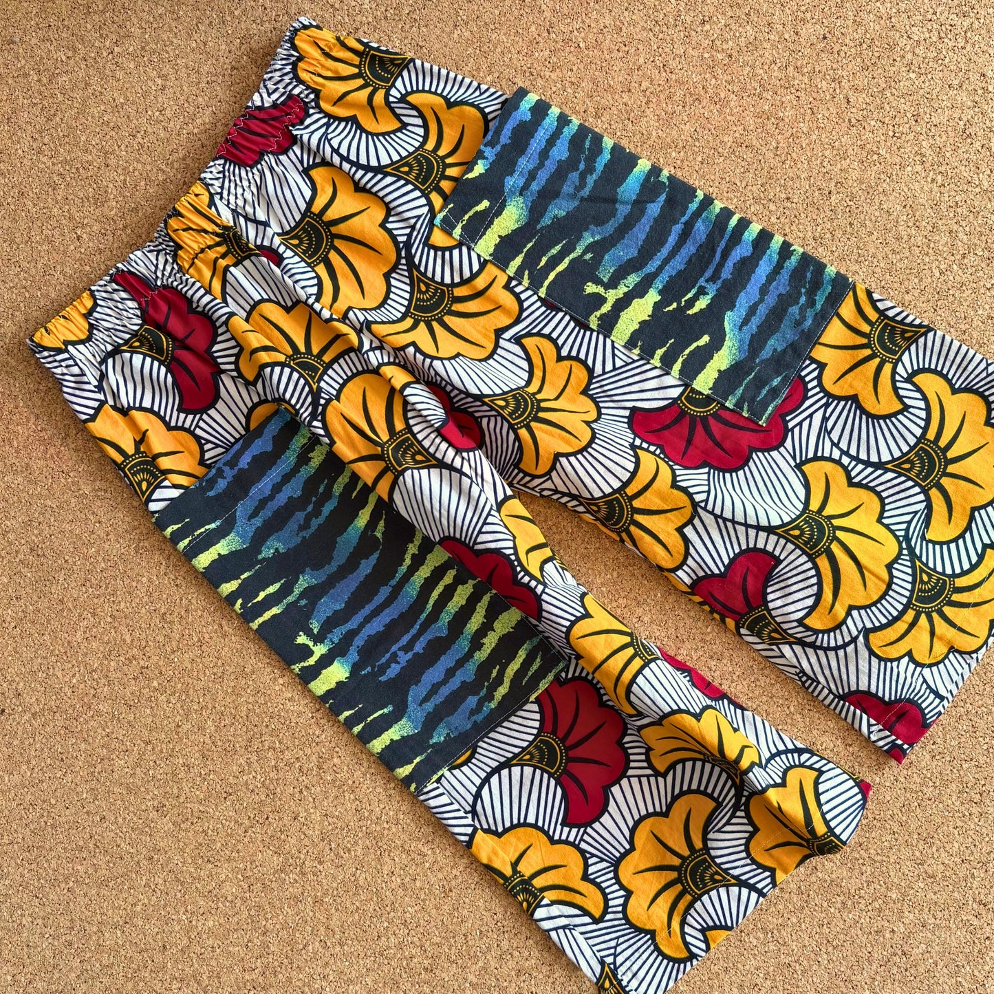 Animal Print Pocket Wide Leg Trousers