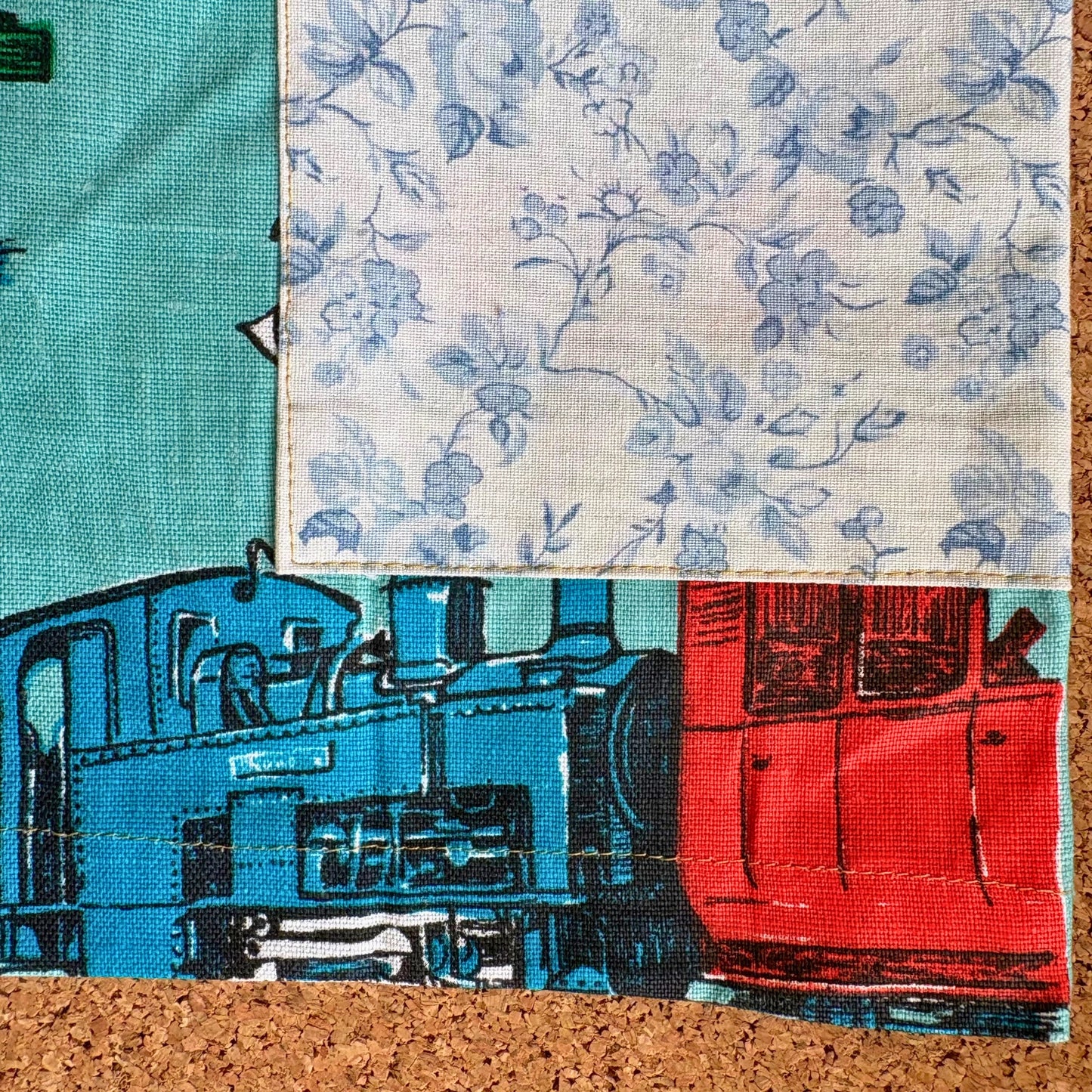 Steam Train Patch Pocket Shorts