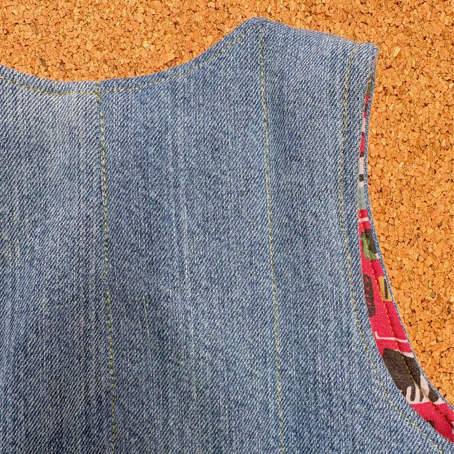 London Bus Quilted Reversible Waistcoat