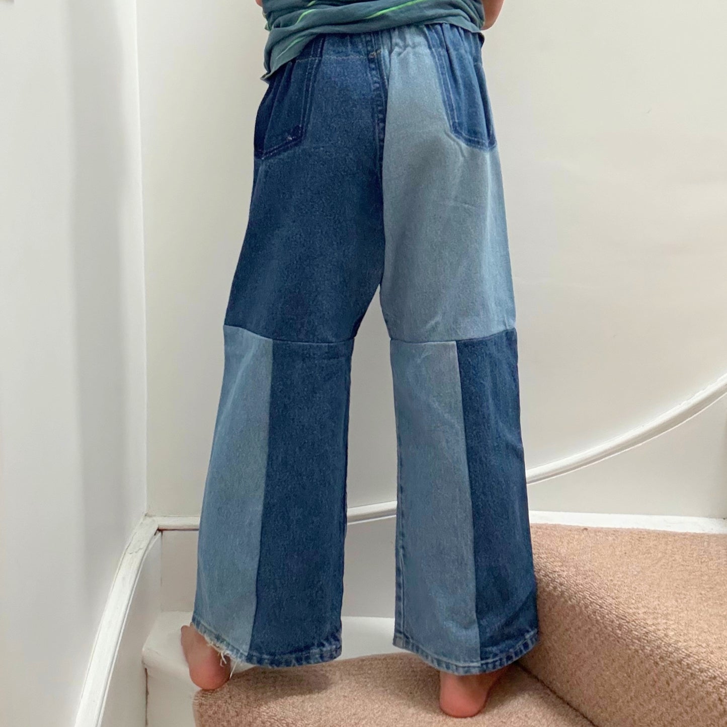 Recycled Checker Jeans
