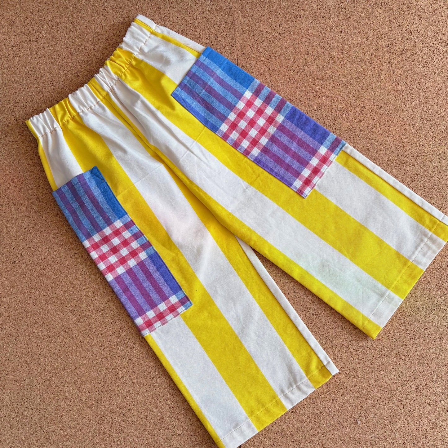 Yellow Spot Wide Leg Trousers