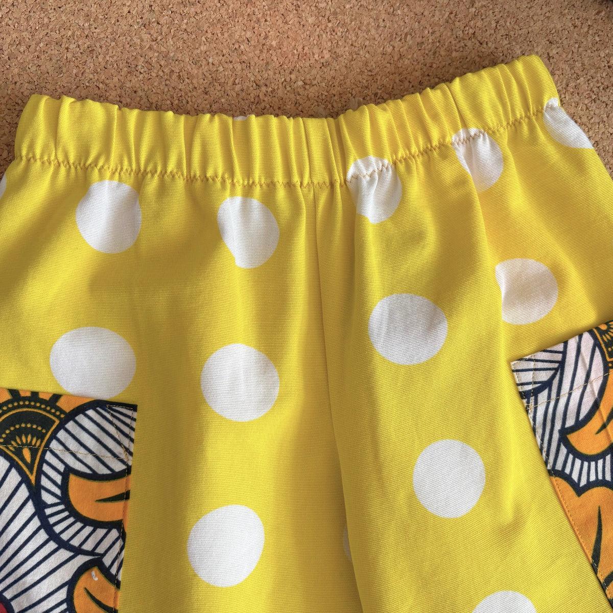Yellow Spot Wide Leg Trousers