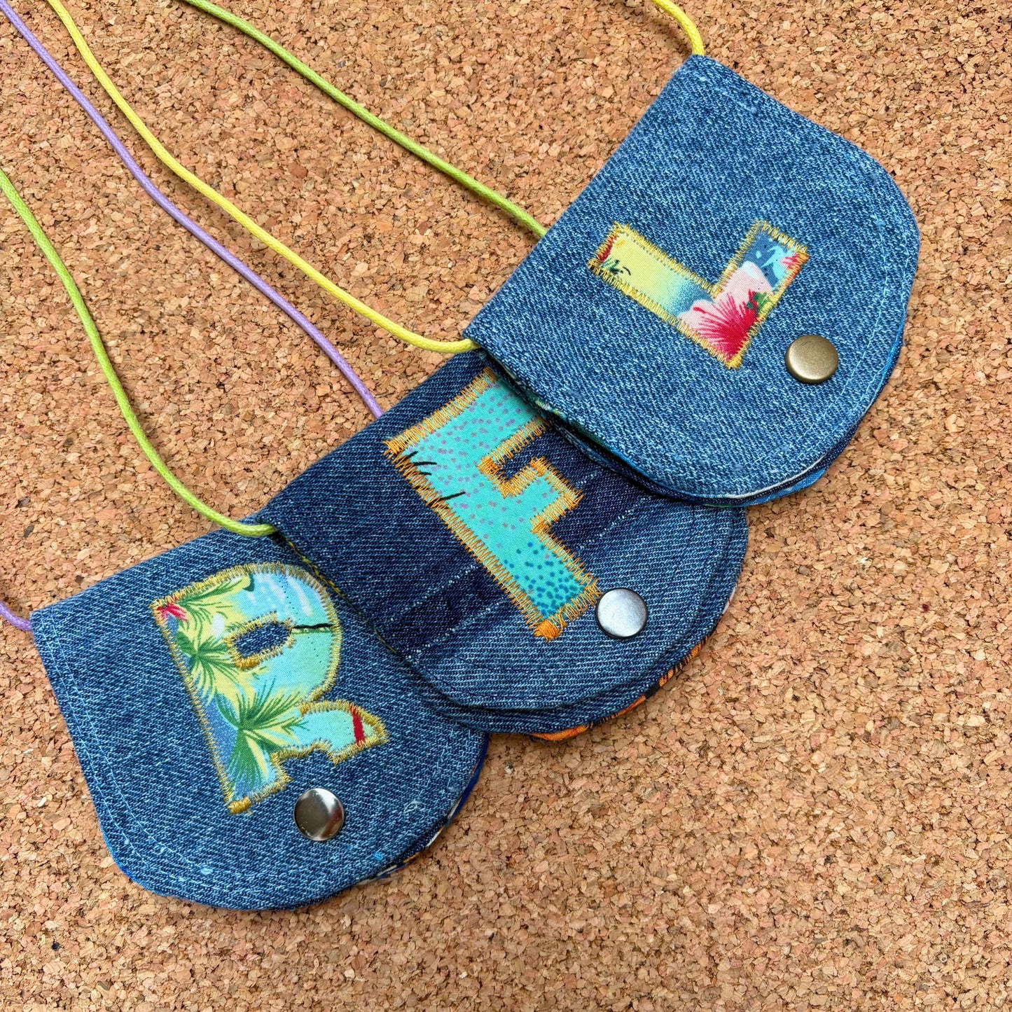 Personalised Denim Purse