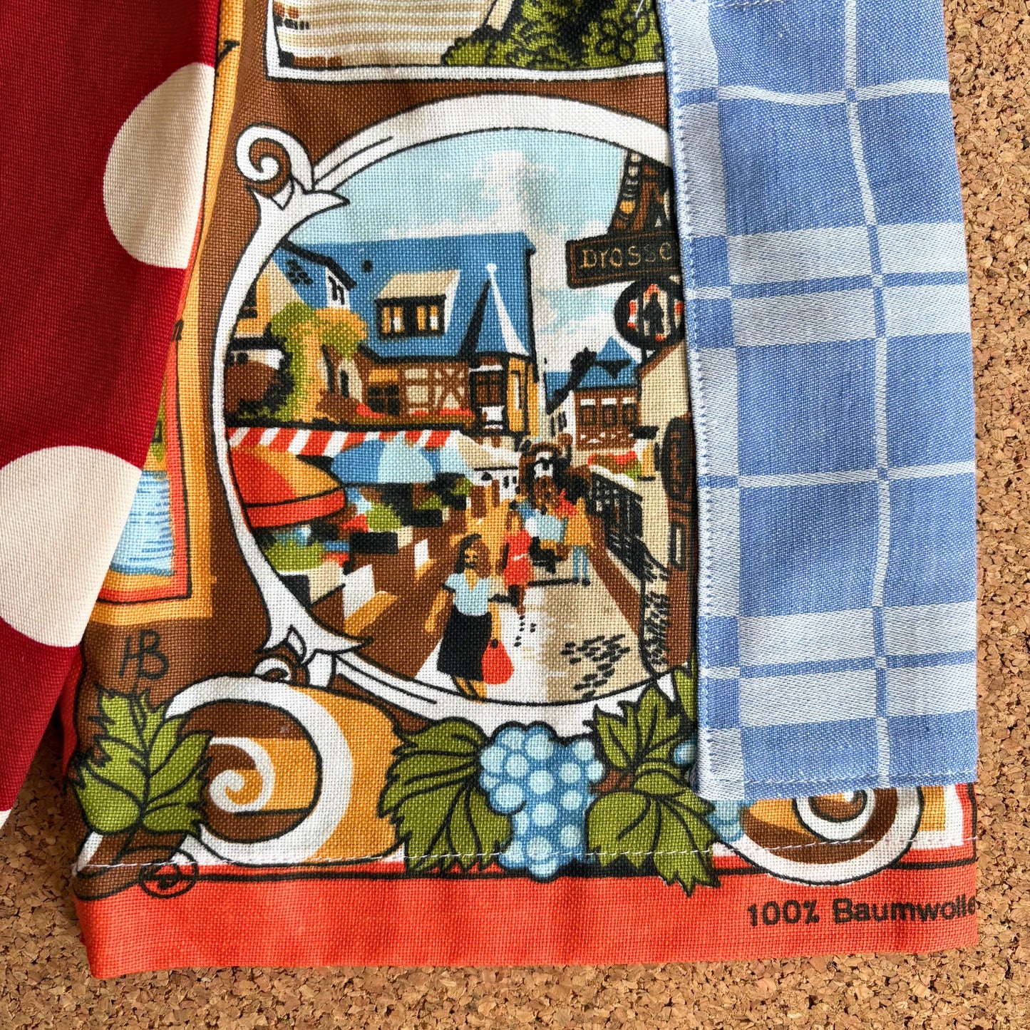 Spot Print Patch Pocket Shorts