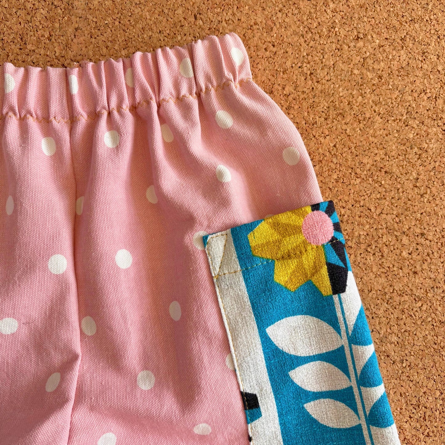 Pink Polka Dot Wide Leg Trousers