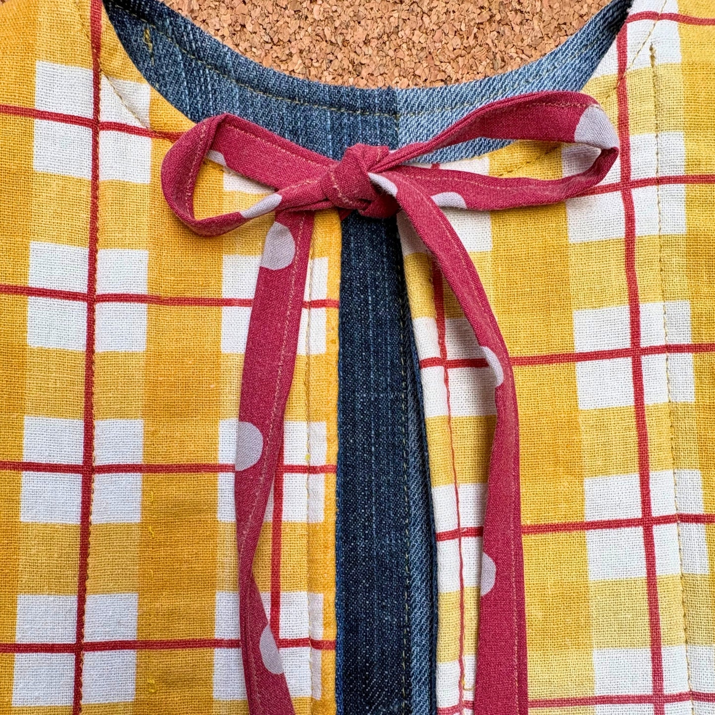 Picnic Check Quilted Reversible Waistcoat
