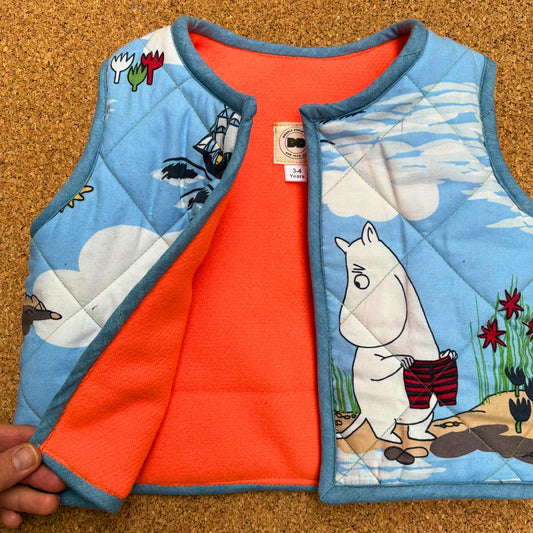 Cosy Quilted Moomins Gilet
