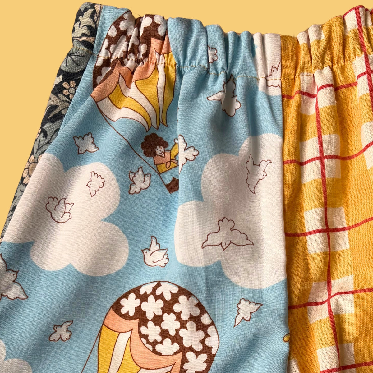 Cosy Turn-Up Trousers - Age 1-2 Balloon Print