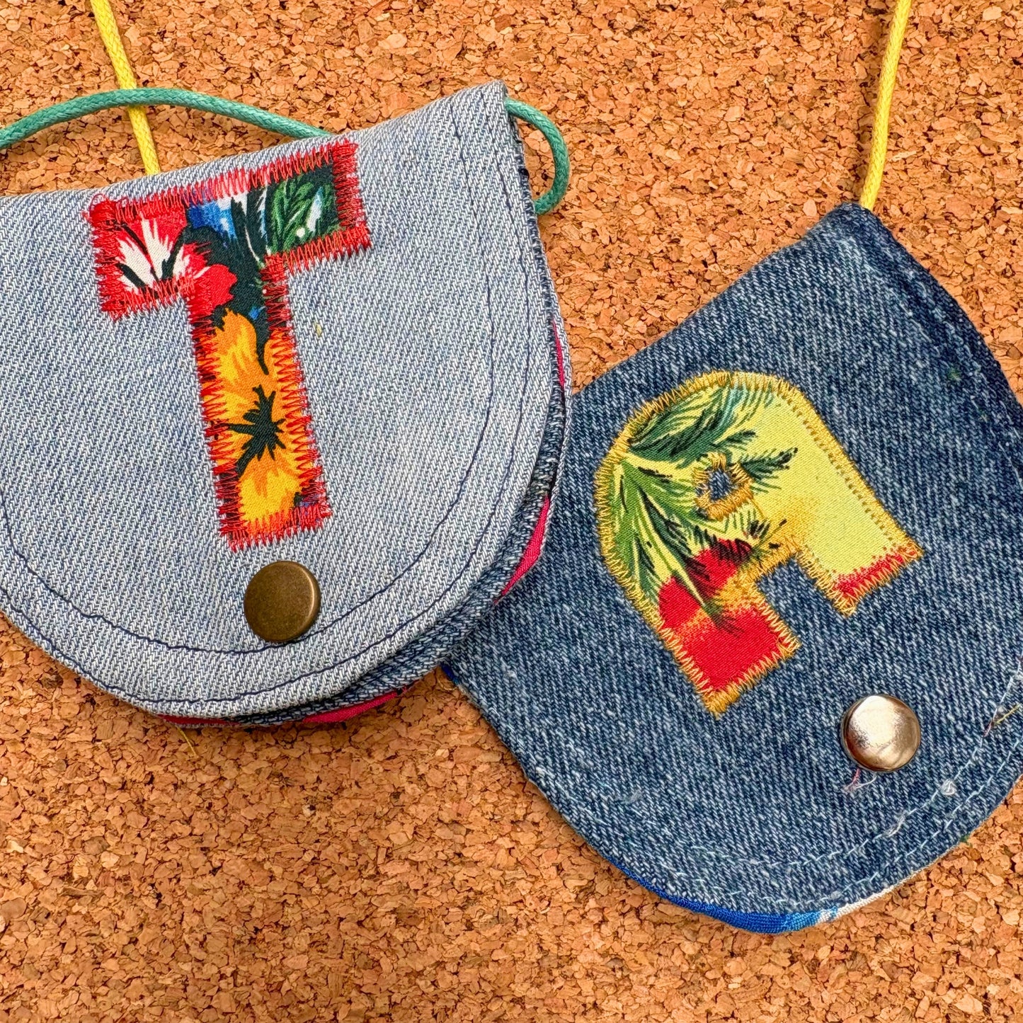 Personalised Denim Purse