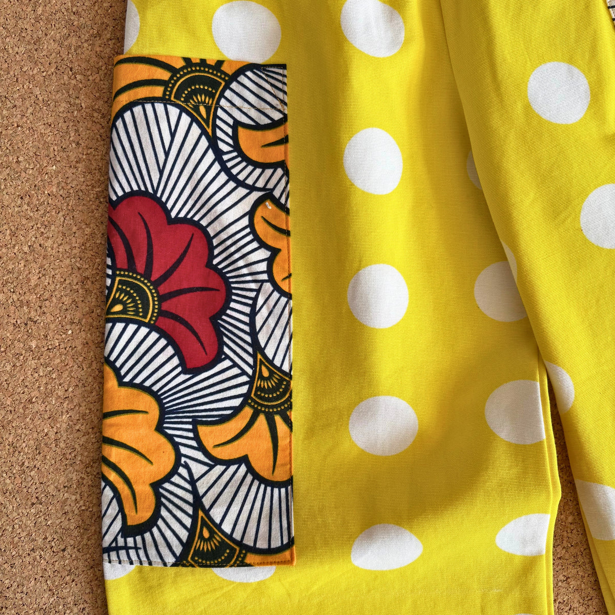 Yellow Spot Wide Leg Trousers
