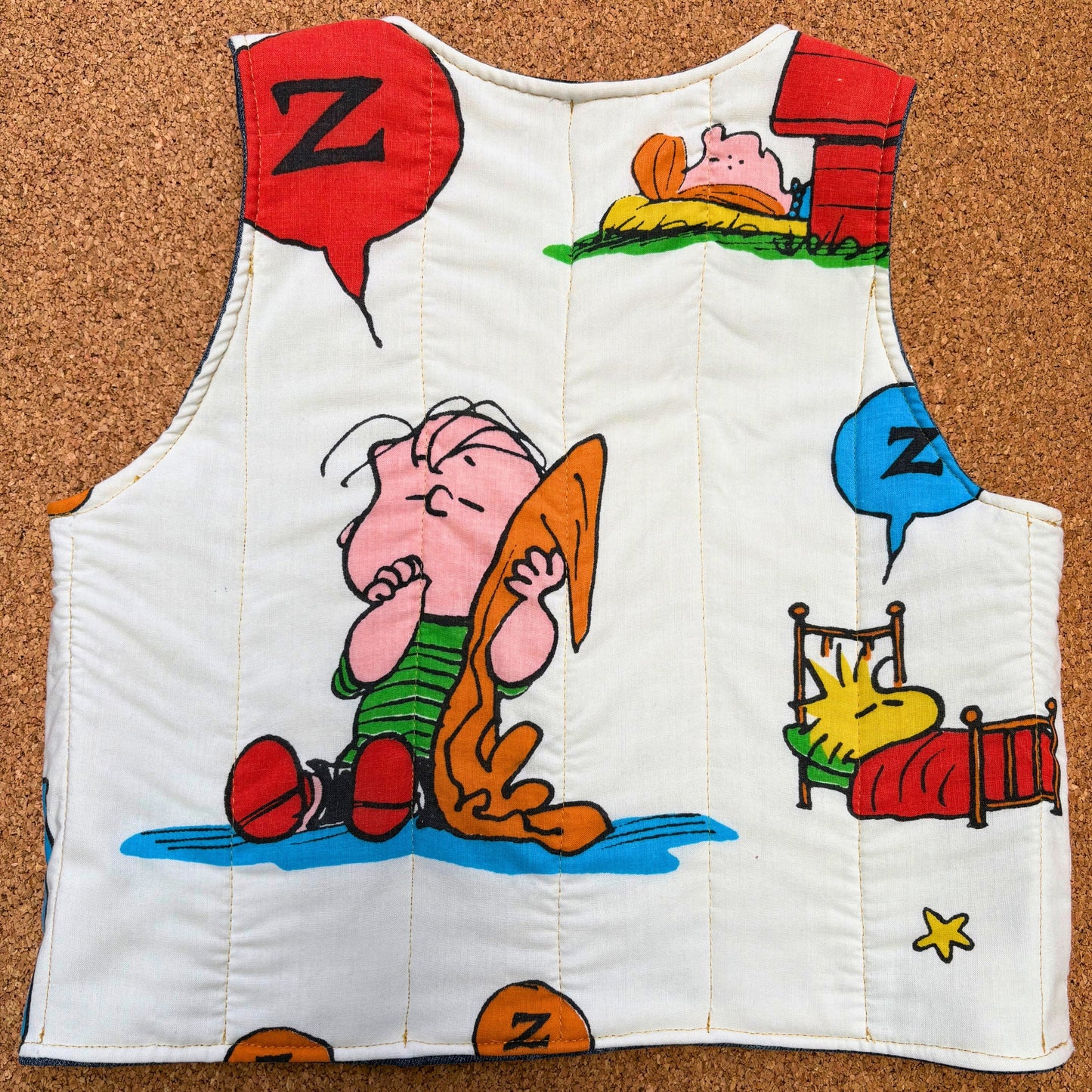 Peanuts Quilted Reversible Waistcoat