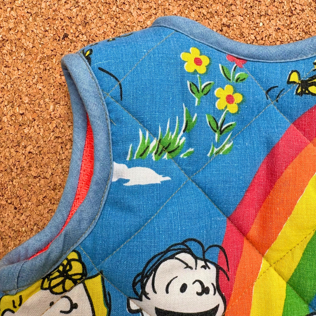 Cosy Quilted Peanuts Gilet