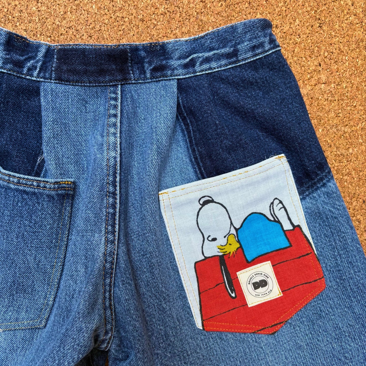 Vintage Snoopy Denim Shorts