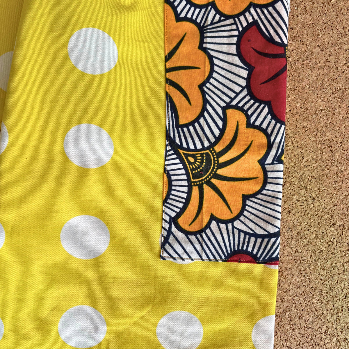 Yellow Spot Wide Leg Trousers