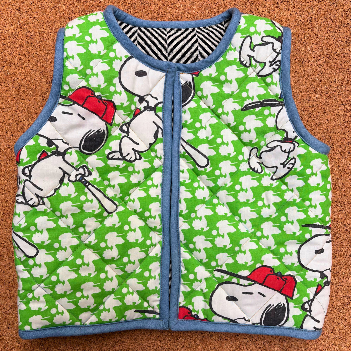 Cosy Quilted Snoopy Gilet