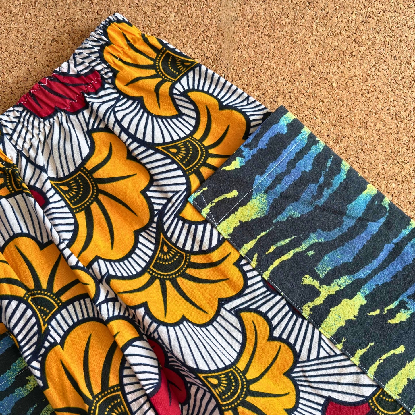 Animal Print Pocket Wide Leg Trousers