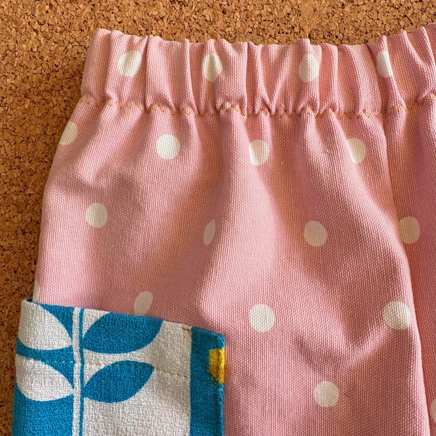 Pink Polka Dot Wide Leg Trousers