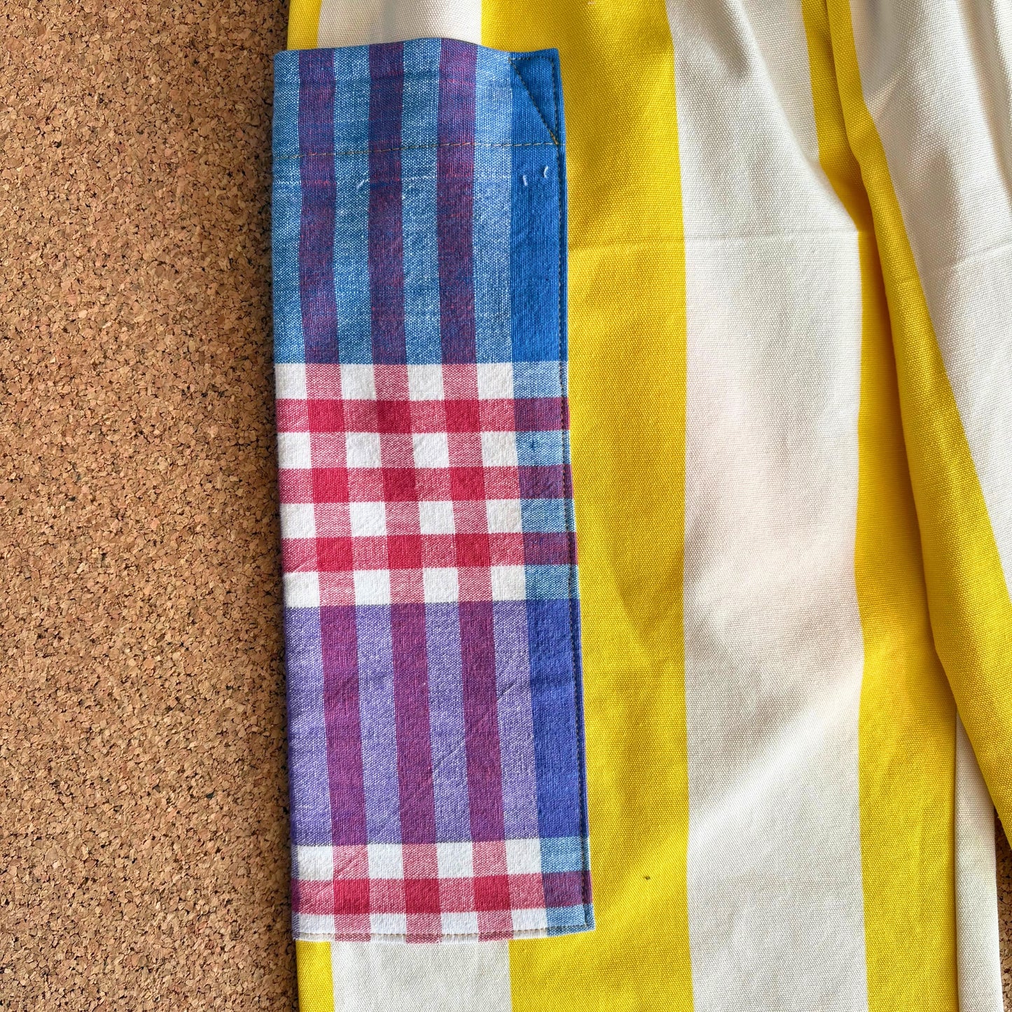 Yellow Stripe Wide Leg Trousers