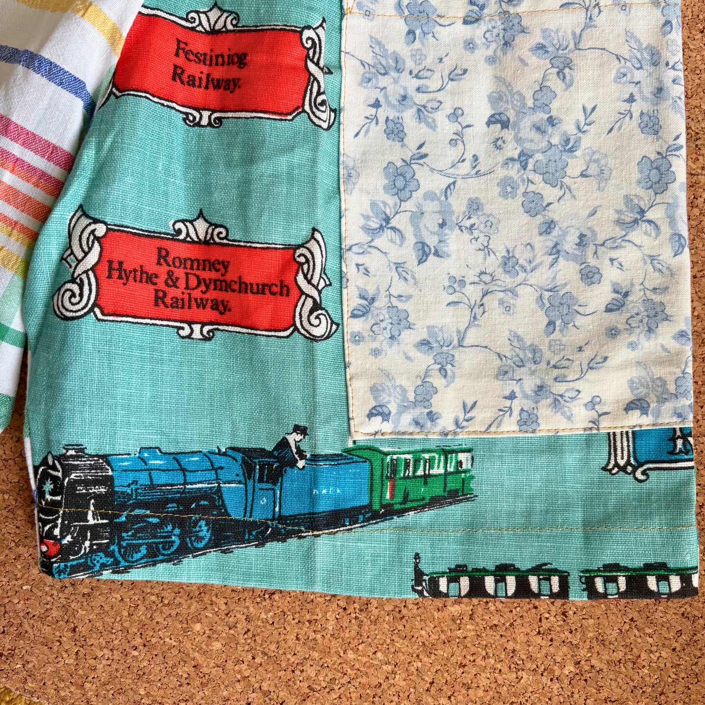 Steam Train Patch Pocket Shorts