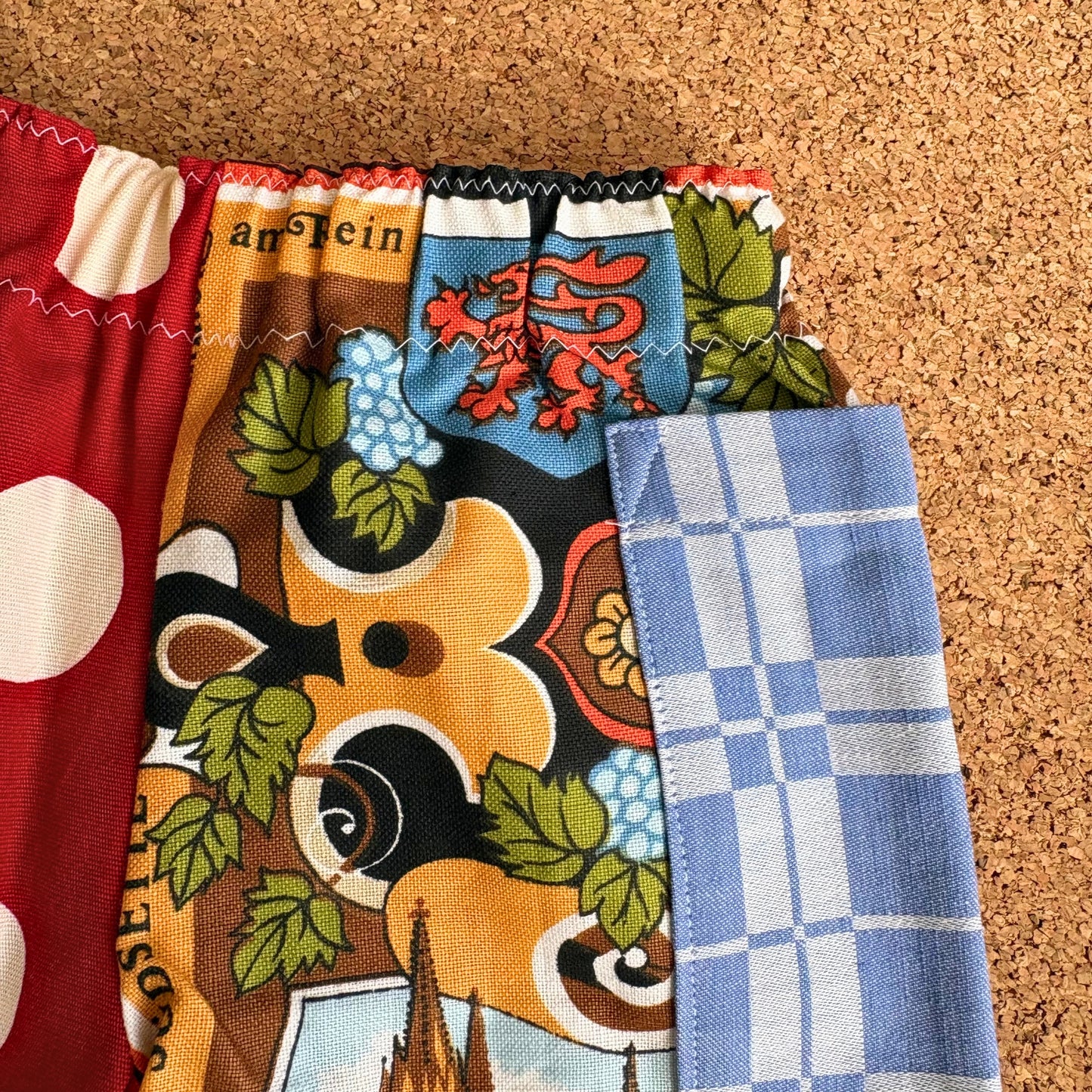 Spot Print Patch Pocket Shorts