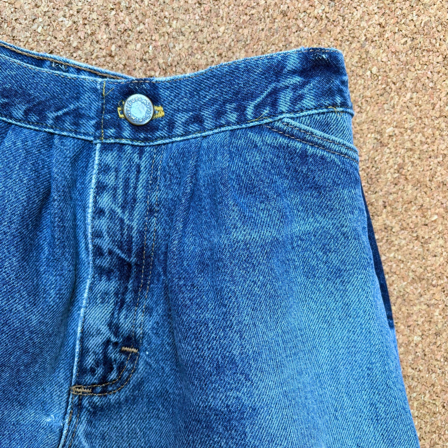 Vintage Snoopy Denim Shorts