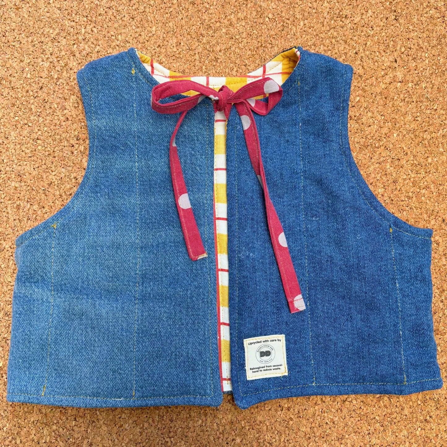 Picnic Check Quilted Reversible Waistcoat