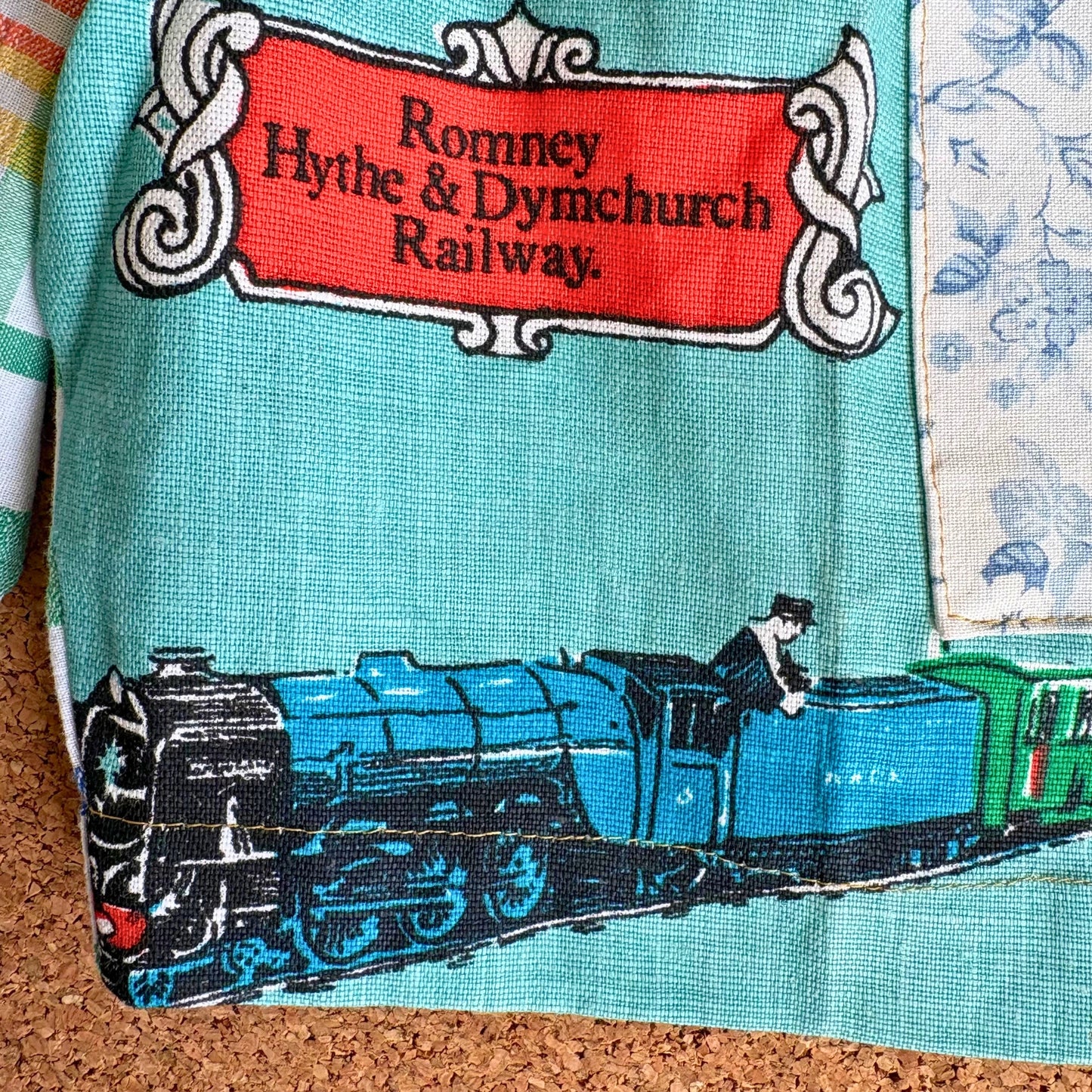 Steam Train Patch Pocket Shorts