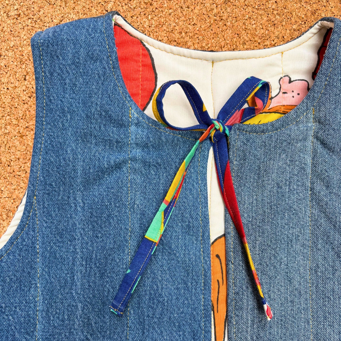 Peanuts Quilted Reversible Waistcoat