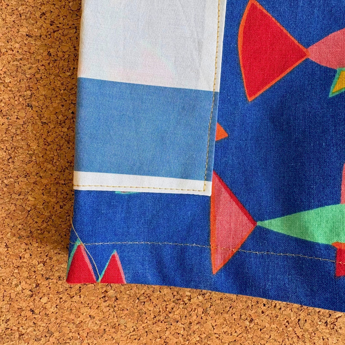 Retro Fish Patch Pocket Shorts