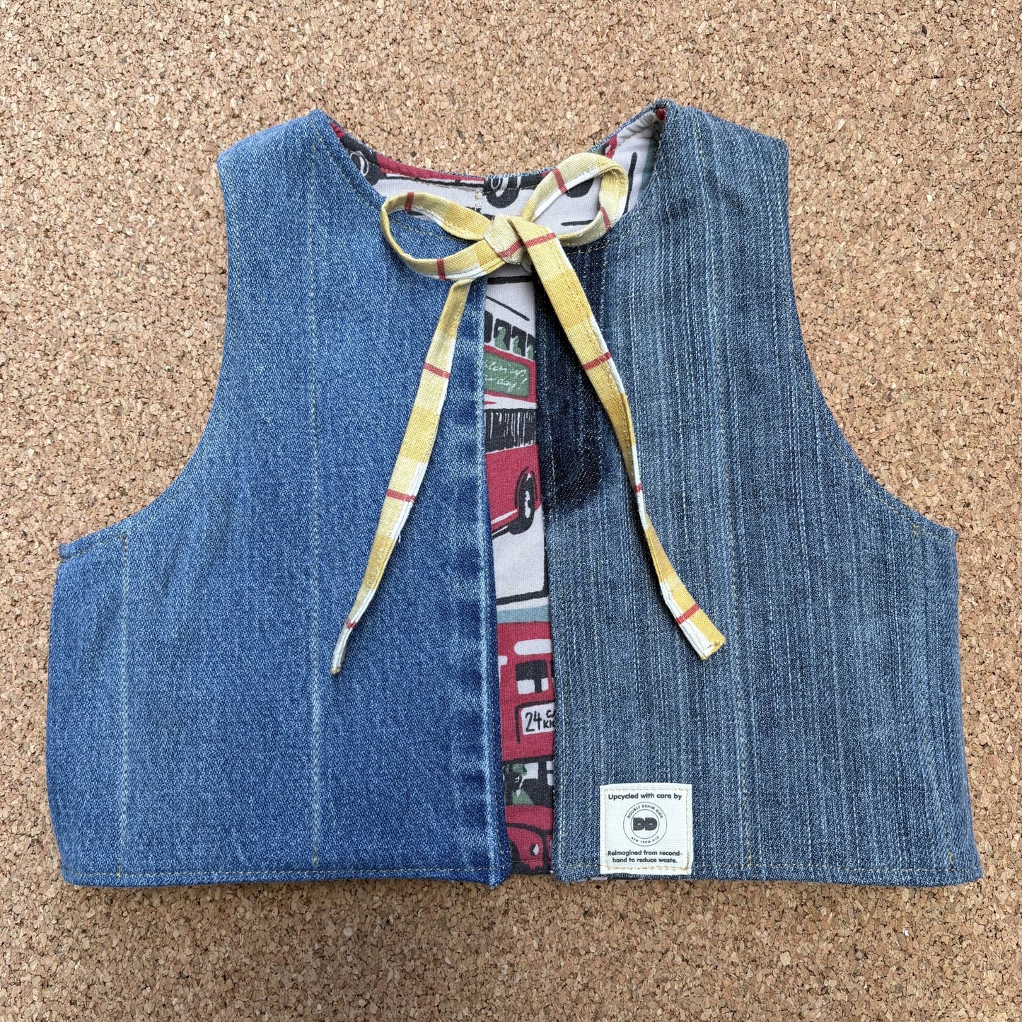 London Bus Quilted Reversible Waistcoat