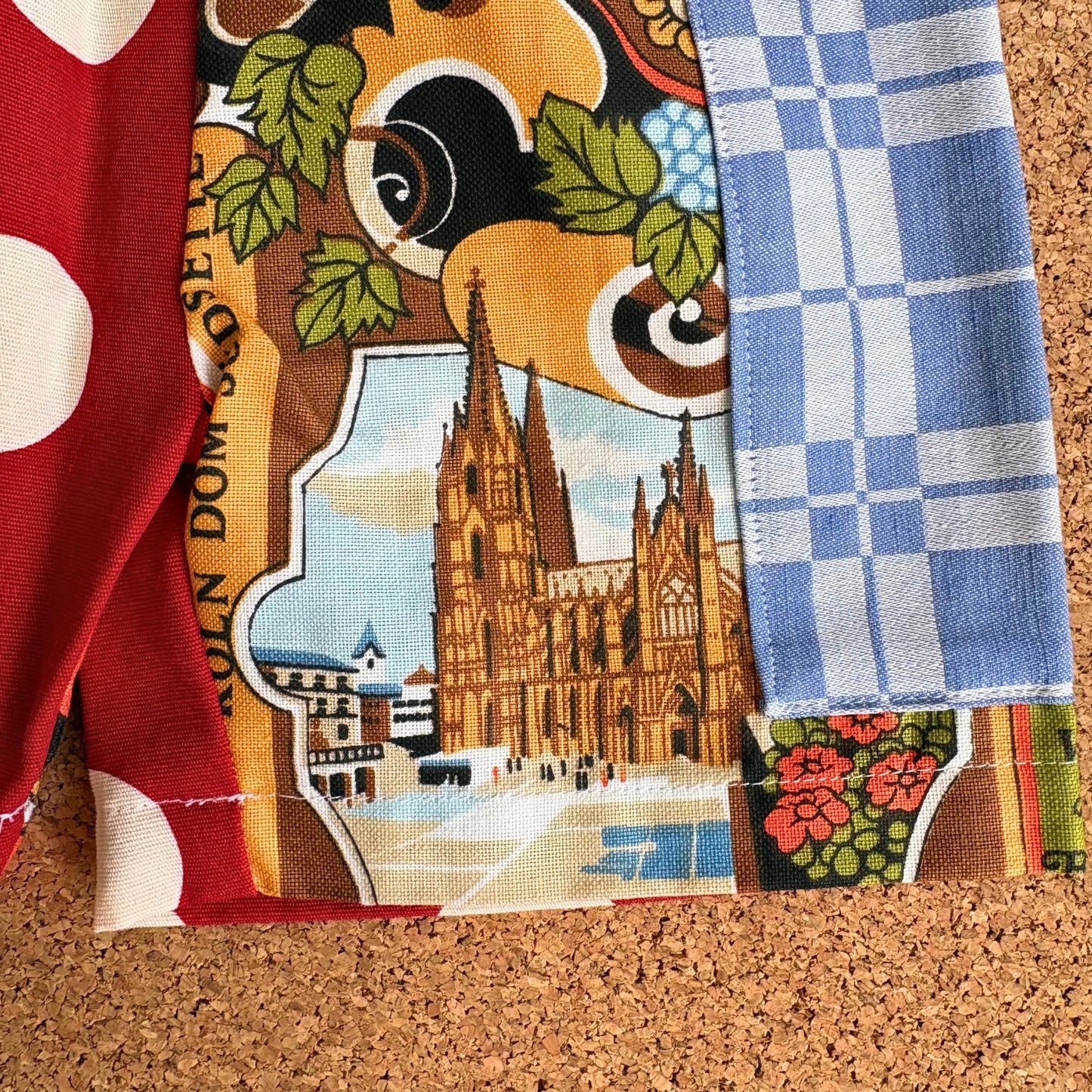 Spot Print Patch Pocket Shorts