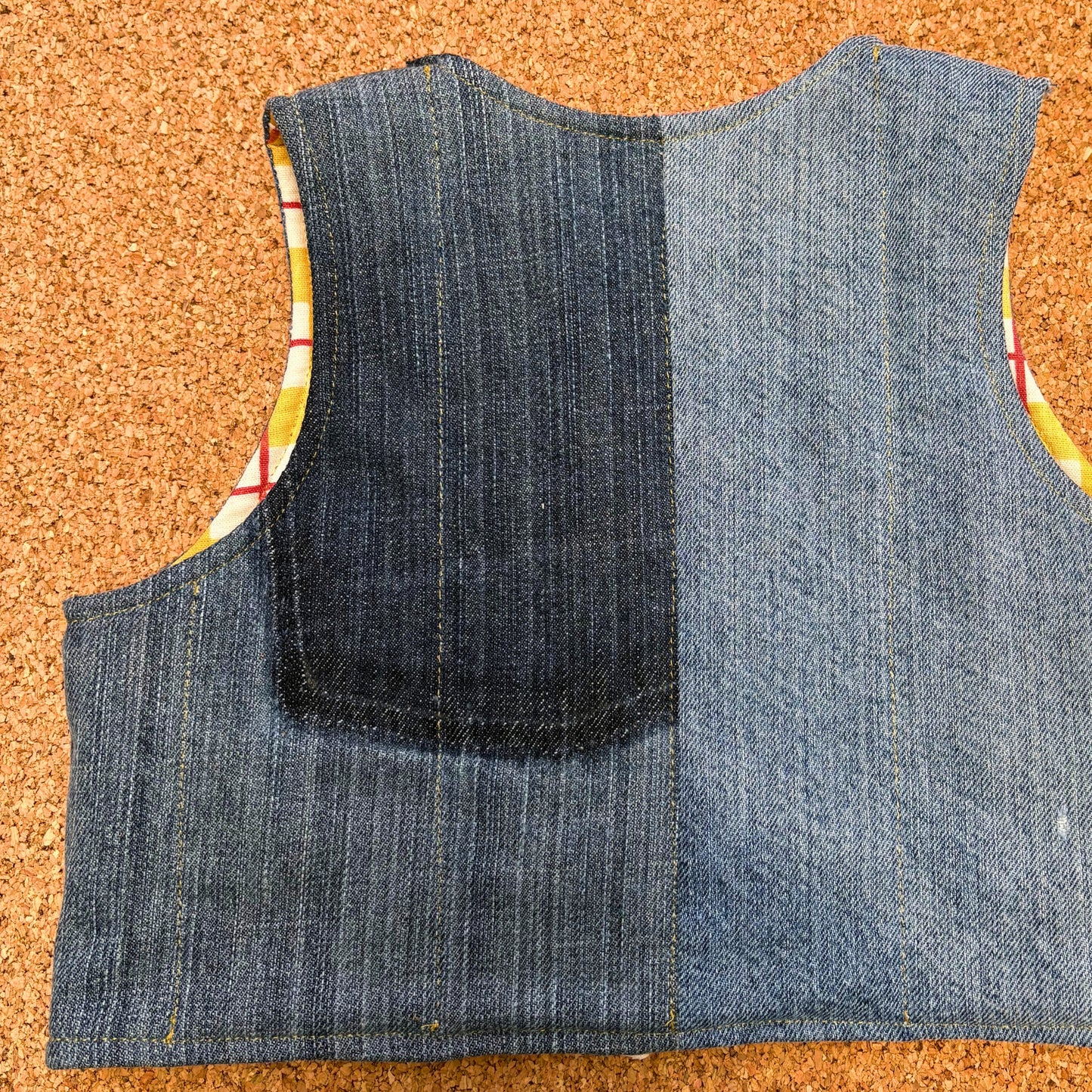 Picnic Check Quilted Reversible Waistcoat