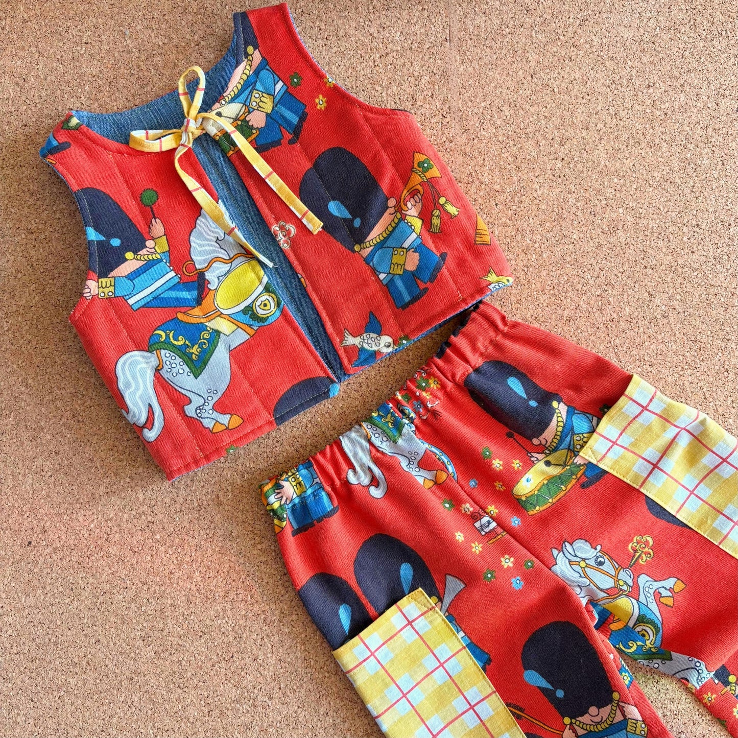 Marching Soldier Wide Leg Trousers