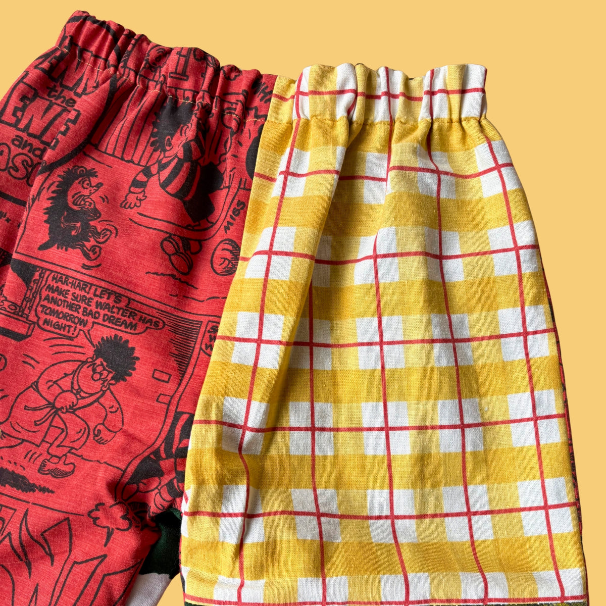 Cosy Turn-Up Trousers - Age 3-4 Comic Print