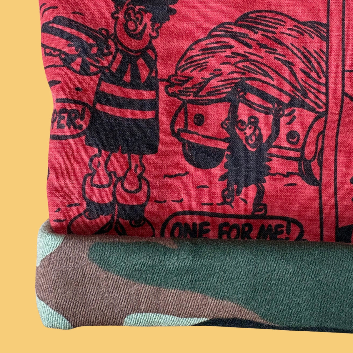 Cosy Turn-Up Trousers - Age 3-4 Comic Print