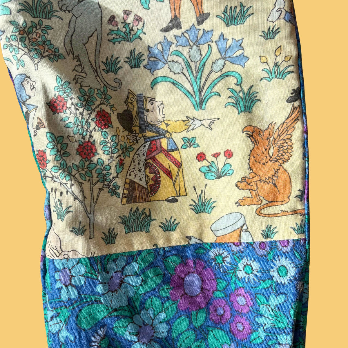 Cosy Turn-Up Trousers - Age 1-2 Floral Print